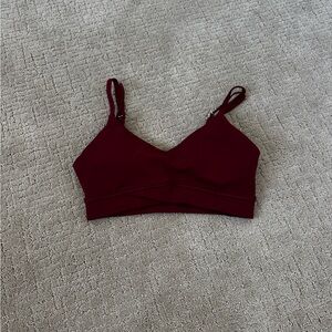 P'tula Deep Red sports bra